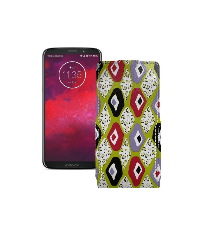 Чохол-флип з екошкіри для телефону Motorola Moto Z3