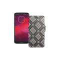 Чохол-книжка з екошкіри для телефону Motorola Moto Z3