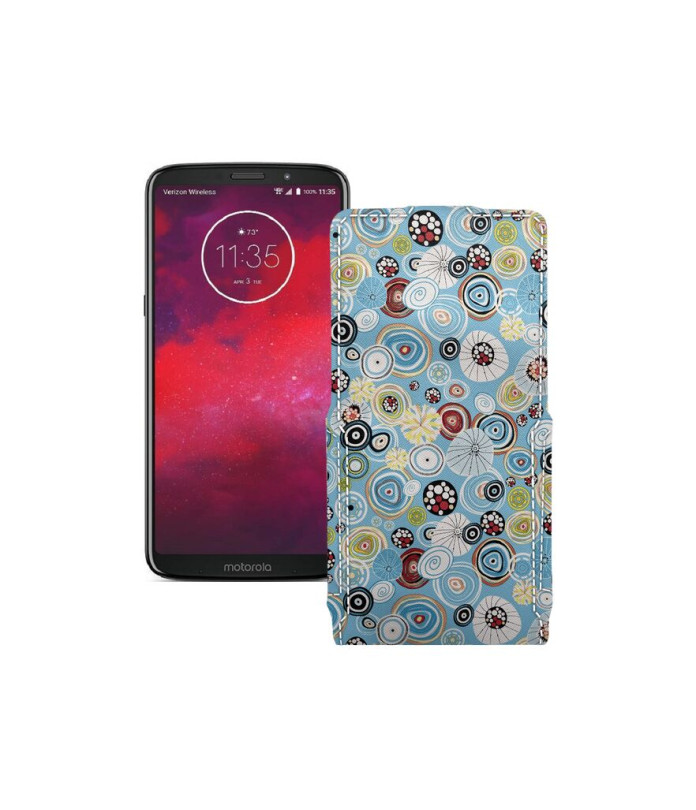 Чохол-флип з екошкіри для телефону Motorola Moto Z3