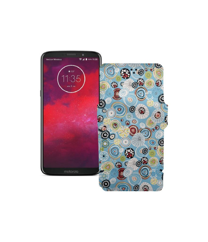 Чохол-книжка з екошкіри для телефону Motorola Moto Z3