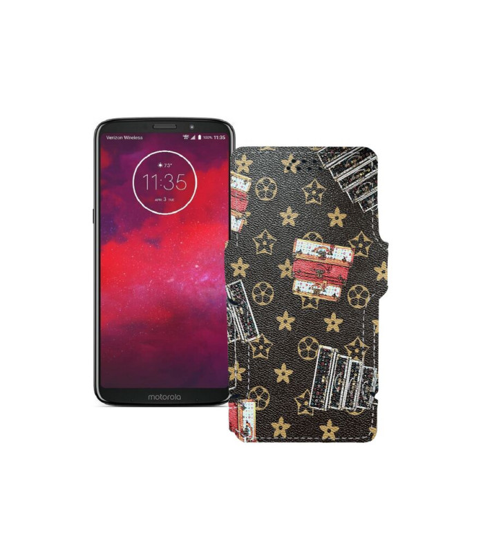 Чохол-книжка з екошкіри для телефону Motorola Moto Z3