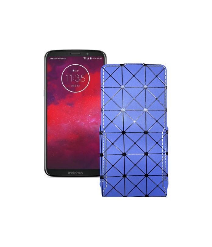 Чохол-флип з екошкіри для телефону Motorola Moto Z3