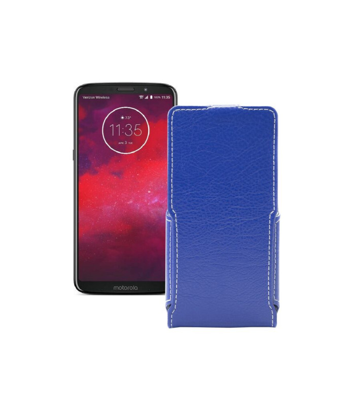 Чохол-флип з екошкіри для телефону Motorola Moto Z3