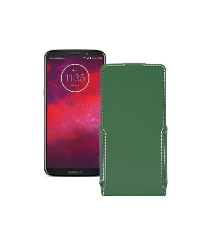 Чохол-флип з екошкіри для телефону Motorola Moto Z3