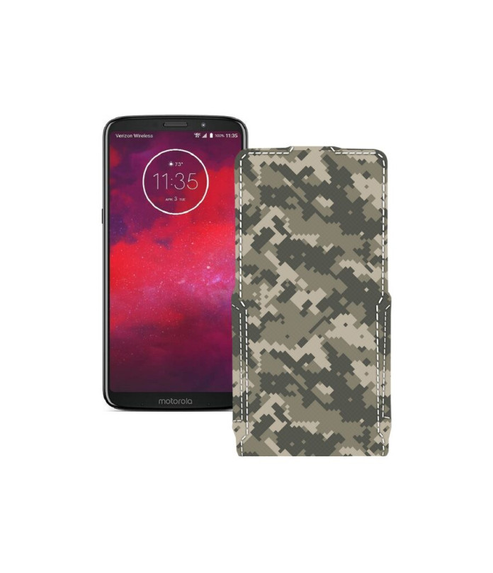 Чохол-флип з екошкіри для телефону Motorola Moto Z3