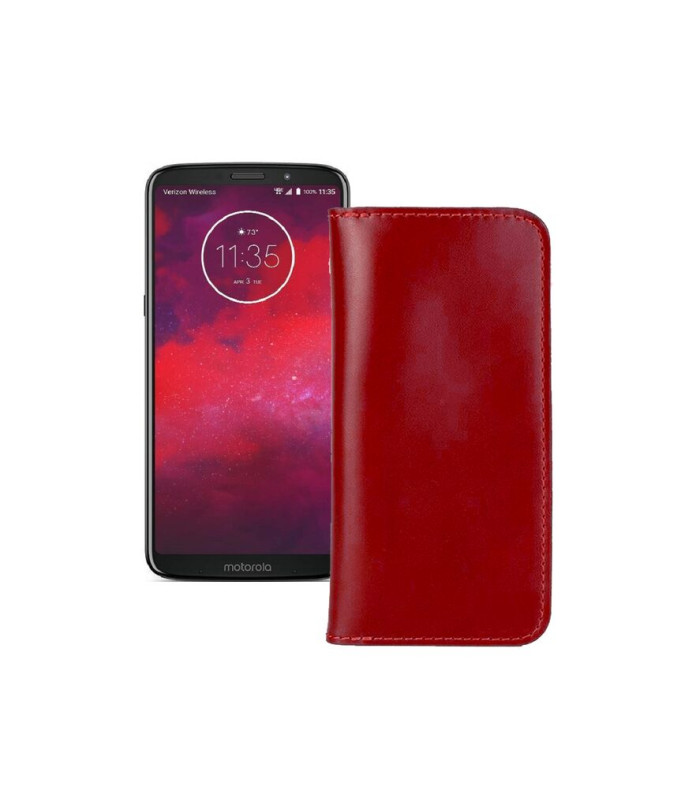 Портмоне з шкіри для телефону Motorola Moto Z3