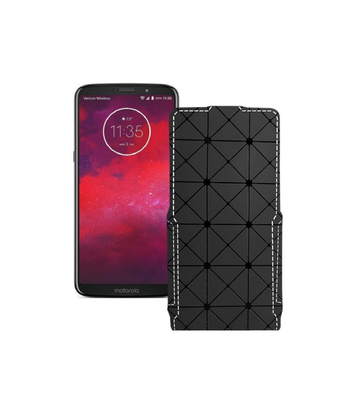 Чохол-флип з екошкіри для телефону Motorola Moto Z3