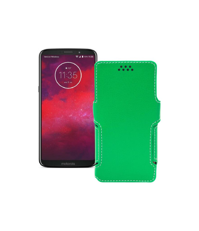 Чохол-книжка з екошкіри для телефону Motorola Moto Z3