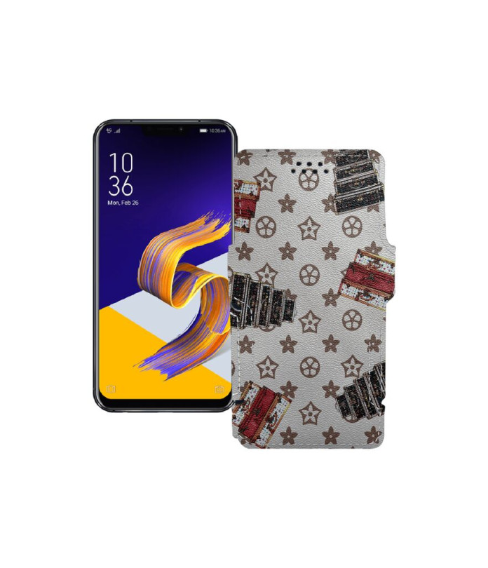 Чохол-книжка з екошкіри для телефону Asus ZenFone 5z ZS620KL