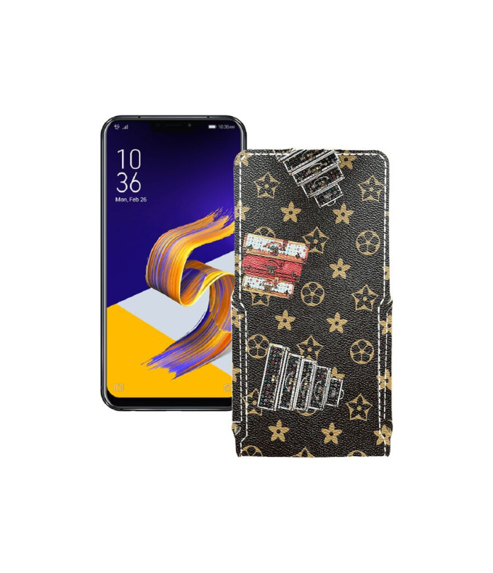 Чохол-флип з екошкіри для телефону Asus ZenFone 5z ZS620KL