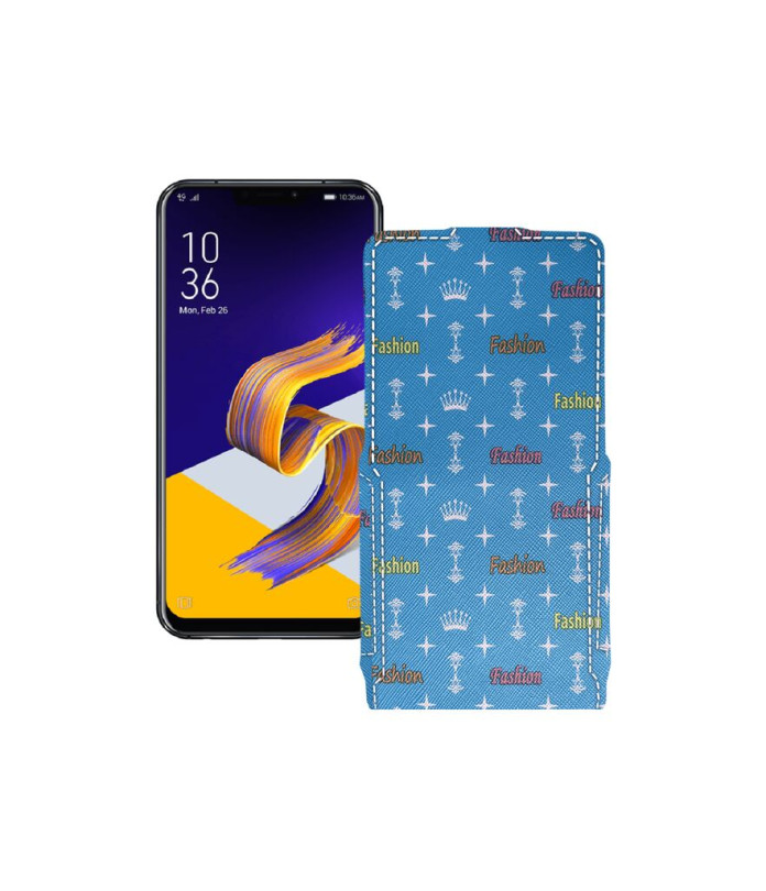 Чохол-флип з екошкіри для телефону Asus ZenFone 5z ZS620KL