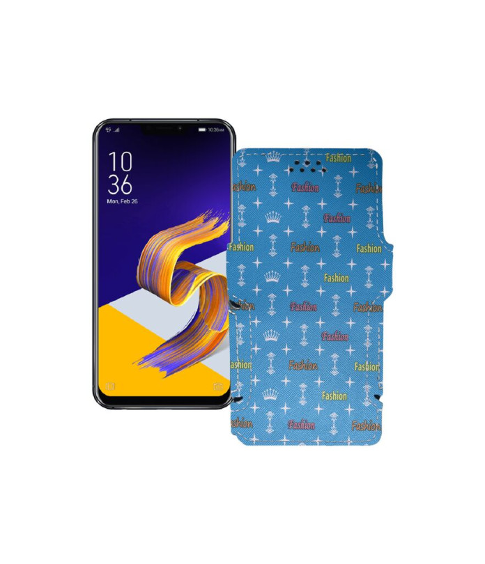 Чохол-книжка з екошкіри для телефону Asus ZenFone 5z ZS620KL