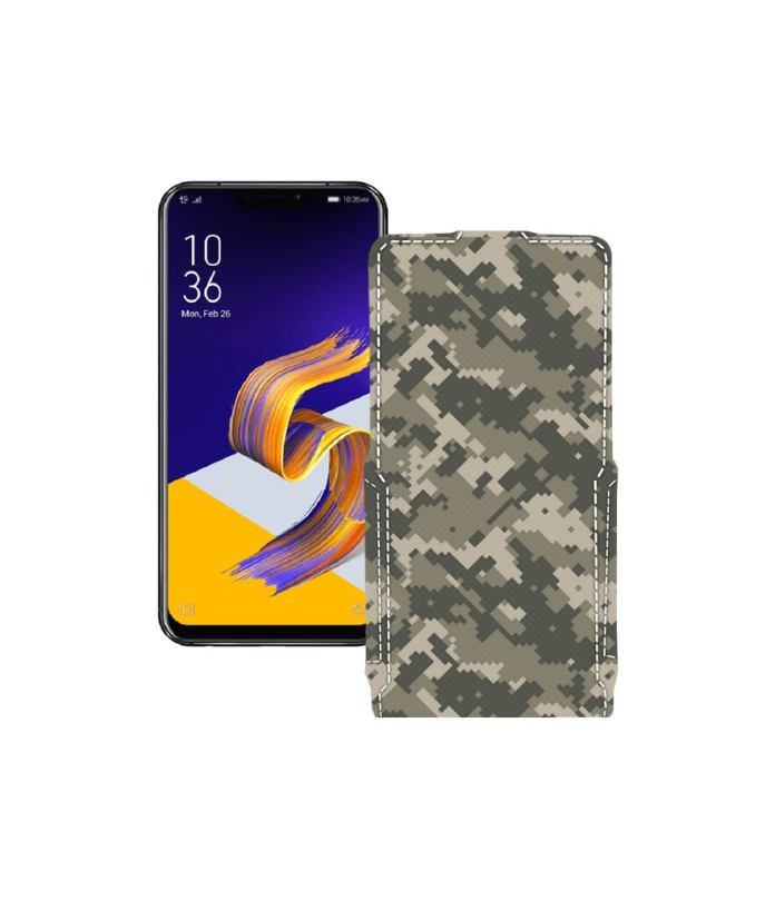 Чохол-флип з екошкіри для телефону Asus ZenFone 5z ZS620KL