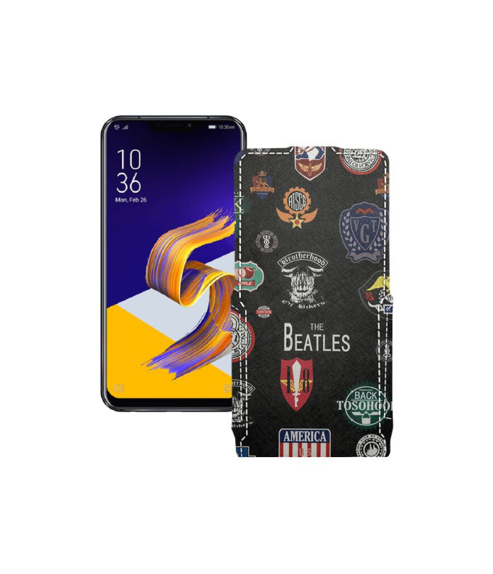 Чохол-флип з екошкіри для телефону Asus ZenFone 5z ZS620KL