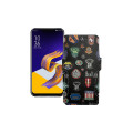 Чохол-книжка з екошкіри для телефону Asus ZenFone 5z ZS620KL