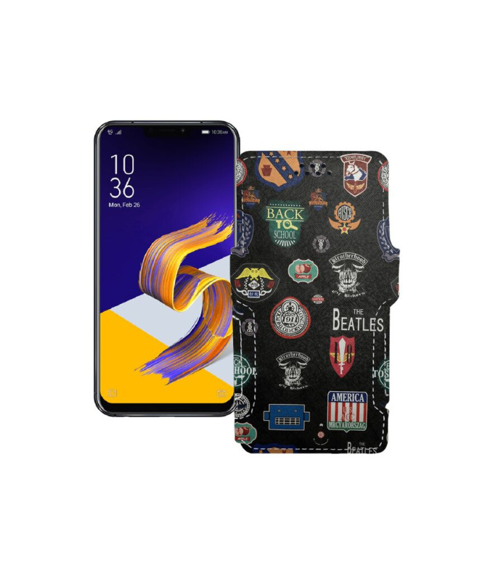 Чохол-книжка з екошкіри для телефону Asus ZenFone 5z ZS620KL