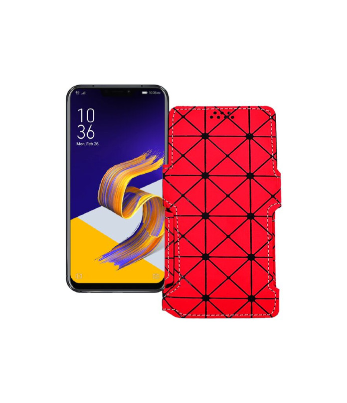 Чохол-книжка з екошкіри для телефону Asus ZenFone 5z ZS620KL