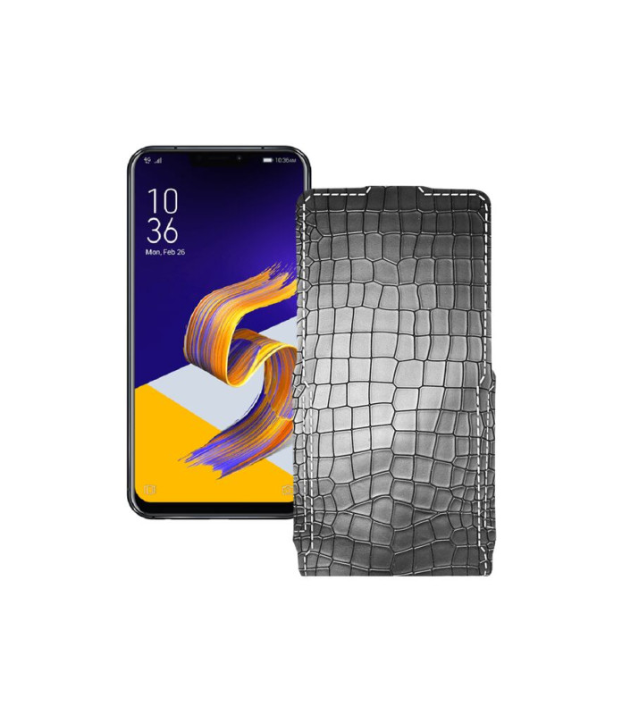 Чохол-флип з екошкіри для телефону Asus ZenFone 5z ZS620KL