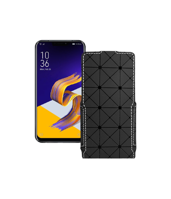 Чохол-флип з екошкіри для телефону Asus ZenFone 5z ZS620KL