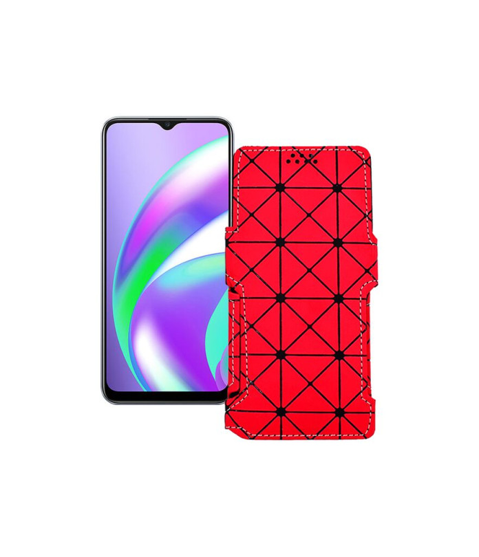 Чохол-книжка з екошкіри для телефону Realme C12