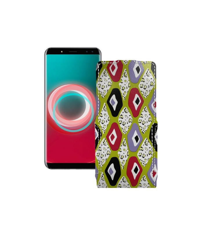 Чохол-флип з екошкіри для телефону Ulefone Power 3S
