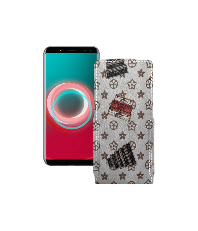 Чохол-флип з екошкіри для телефону Ulefone Power 3S