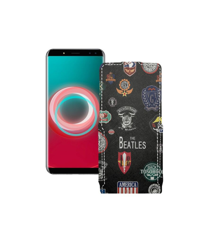 Чохол-флип з екошкіри для телефону Ulefone Power 3S