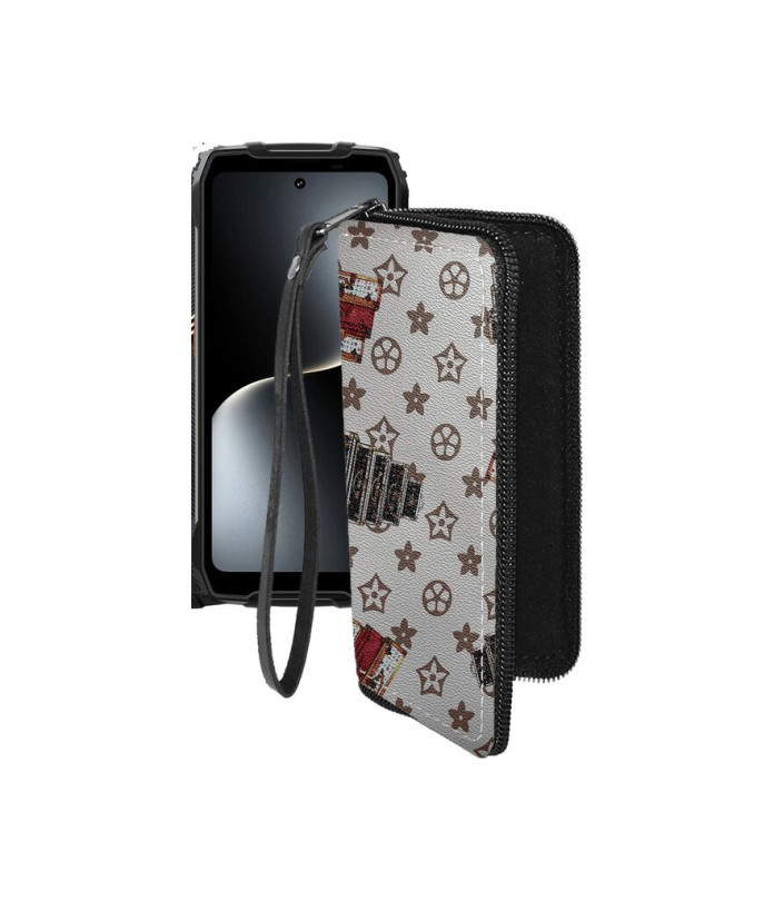 Чохол-гаманець з екошкіри для телефону Blackview Oscal Pilot 3