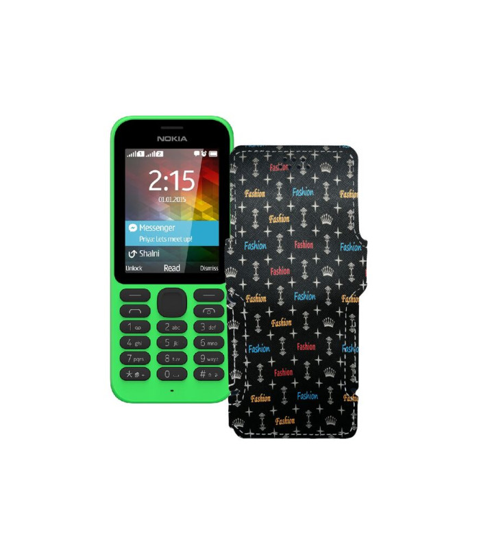 Чохол-книжка з екошкіри для телефону Nokia 215