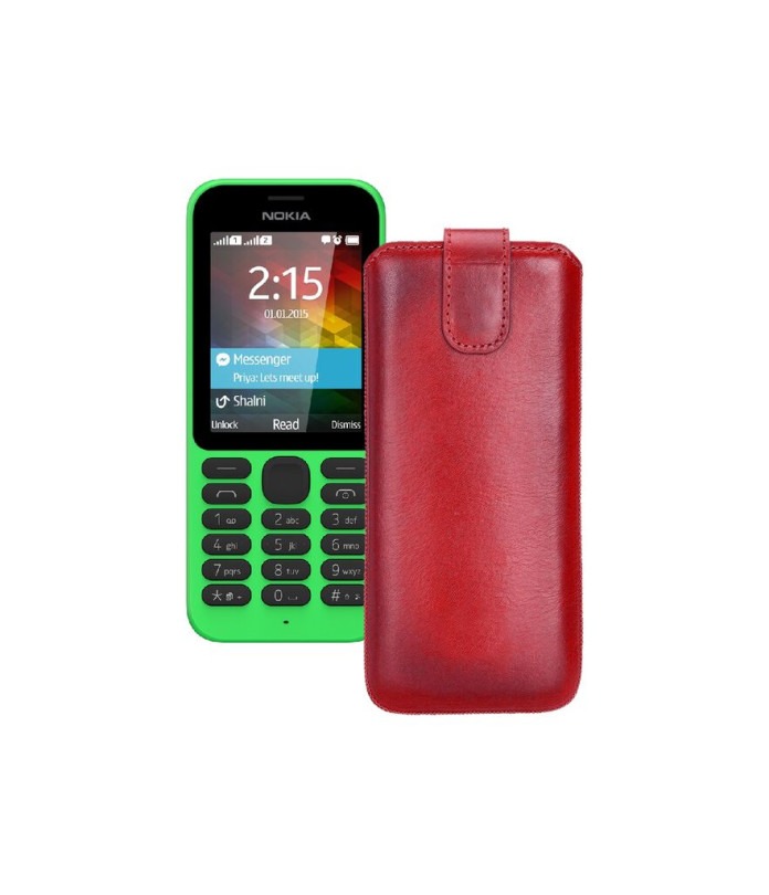 Витяжка з екошкіри для телефону Nokia 215