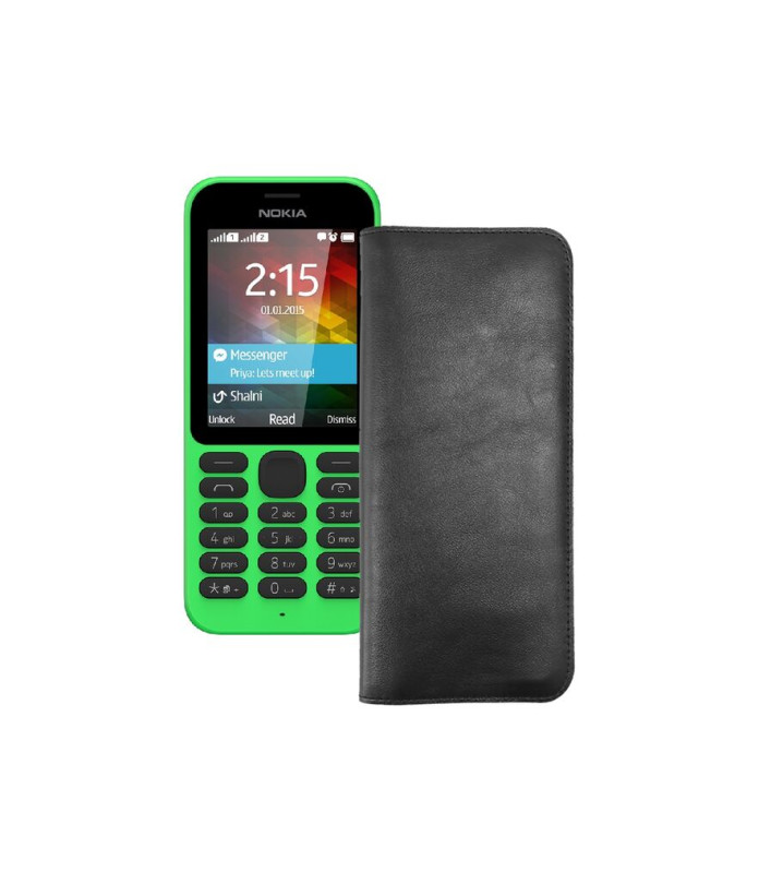 Портмоне з шкіри для телефону Nokia 215