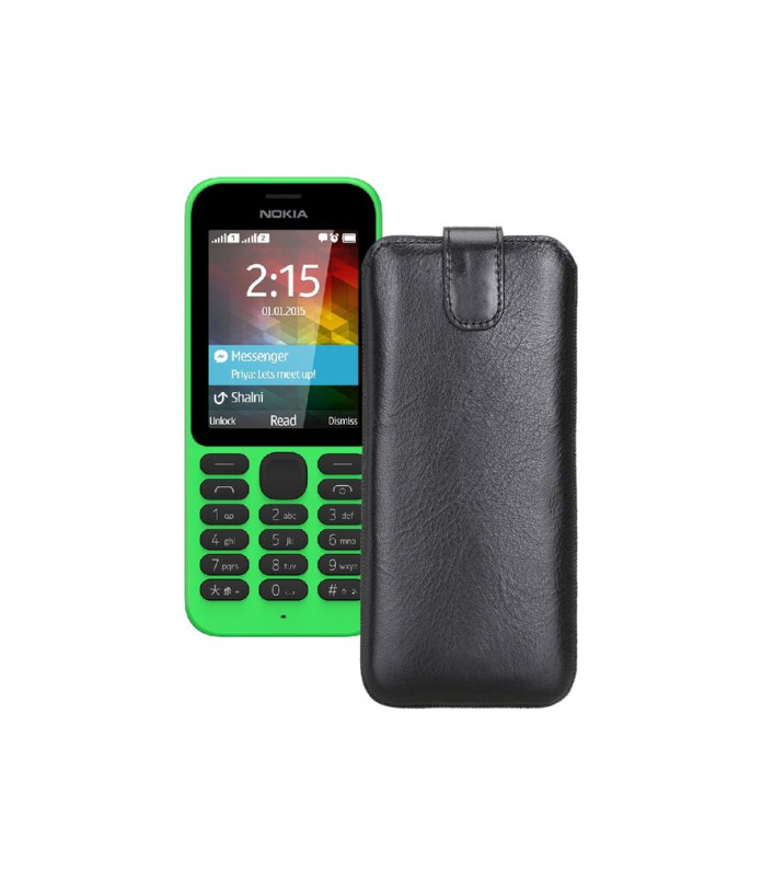 Витяжка з екошкіри для телефону Nokia 215