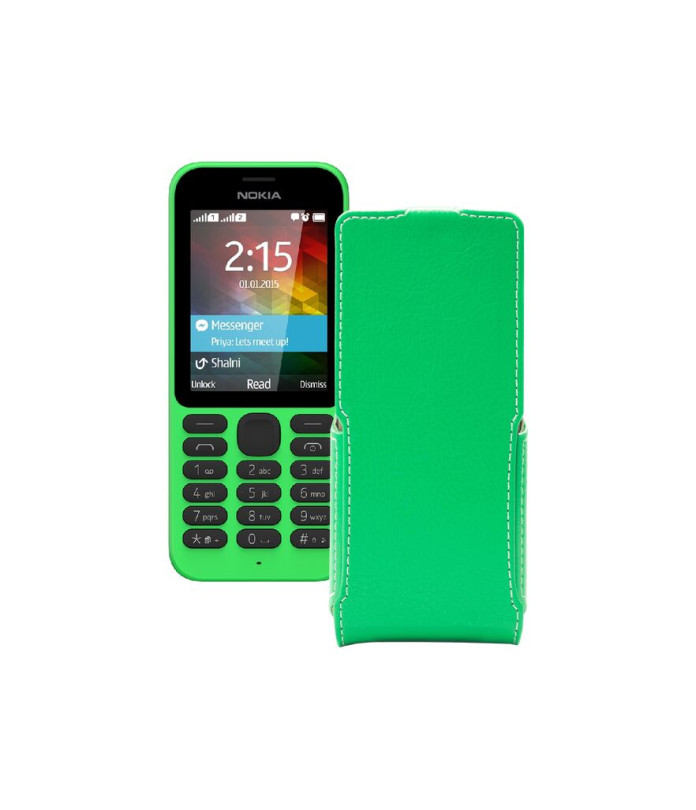 Чохол-флип з екошкіри для телефону Nokia 215