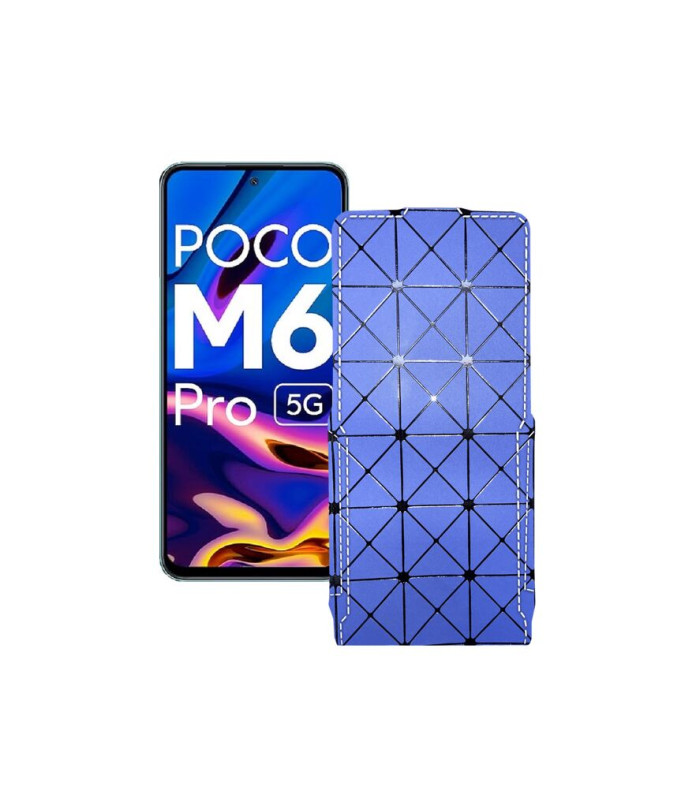 Чохол-флип з екошкіри для телефону Xiaomi Poco M6 Pro 5G