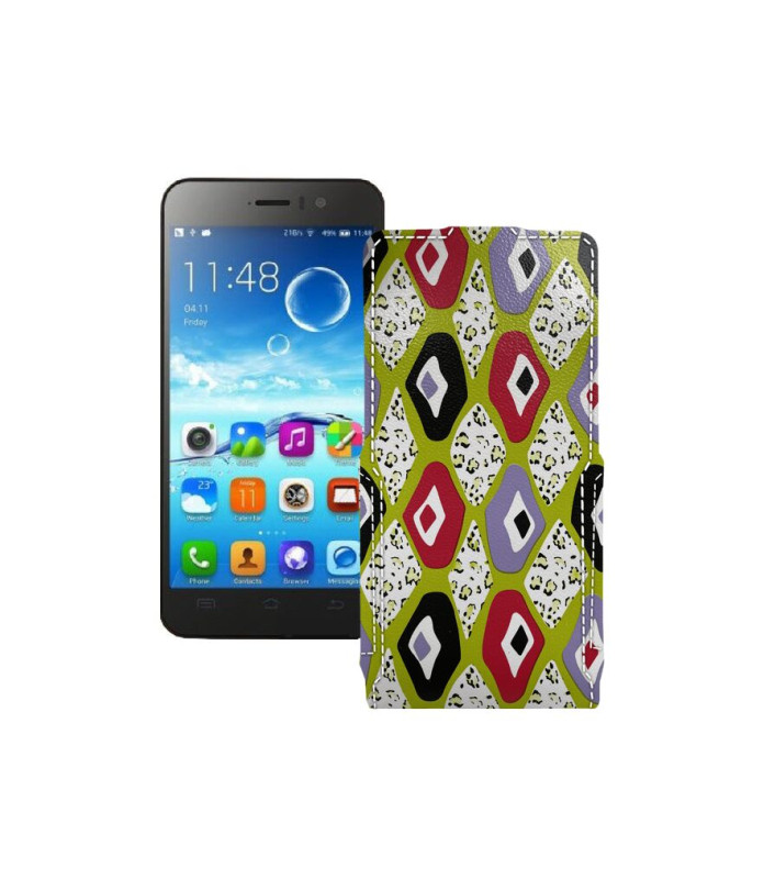 Чохол-флип з екошкіри для телефону JiaYu G4s (G4)