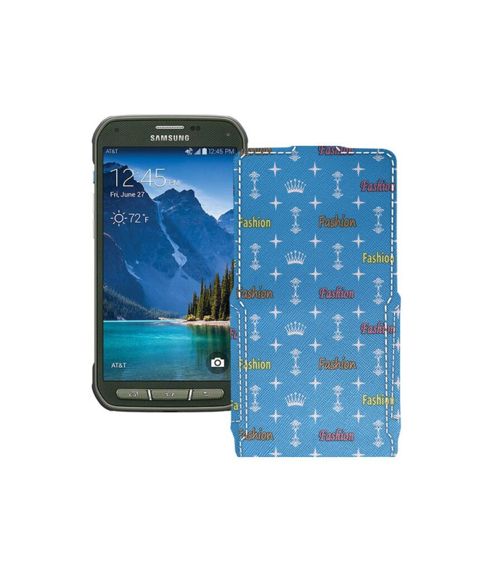 Чохол-флип з екошкіри для телефону Samsung Galaxy S5 Active (G870)