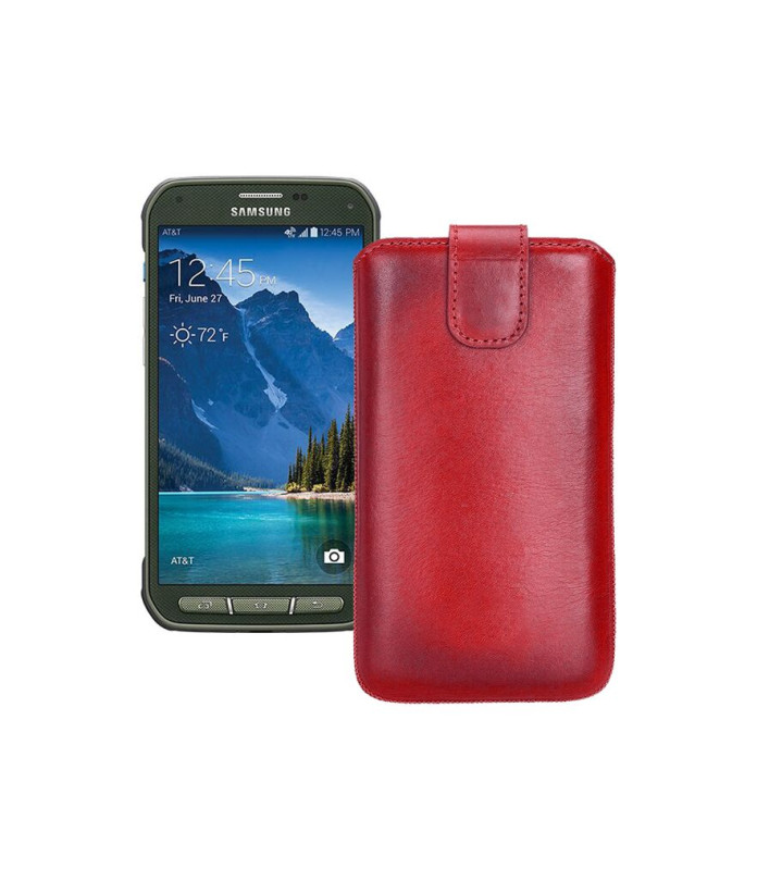 Витяжка зі шкіри для телефону Samsung Galaxy S5 Active (G870)