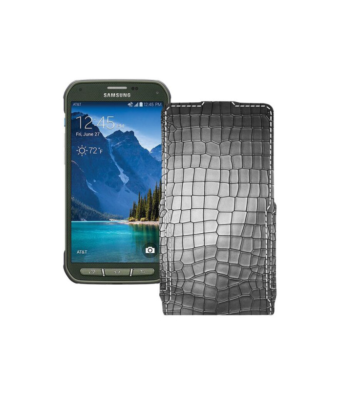 Чохол-флип з екошкіри для телефону Samsung Galaxy S5 Active (G870)