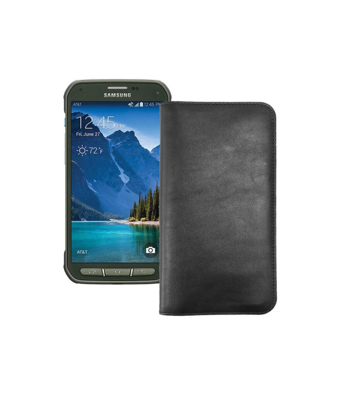 Портмоне з шкіри для телефону Samsung Galaxy S5 Active (G870)