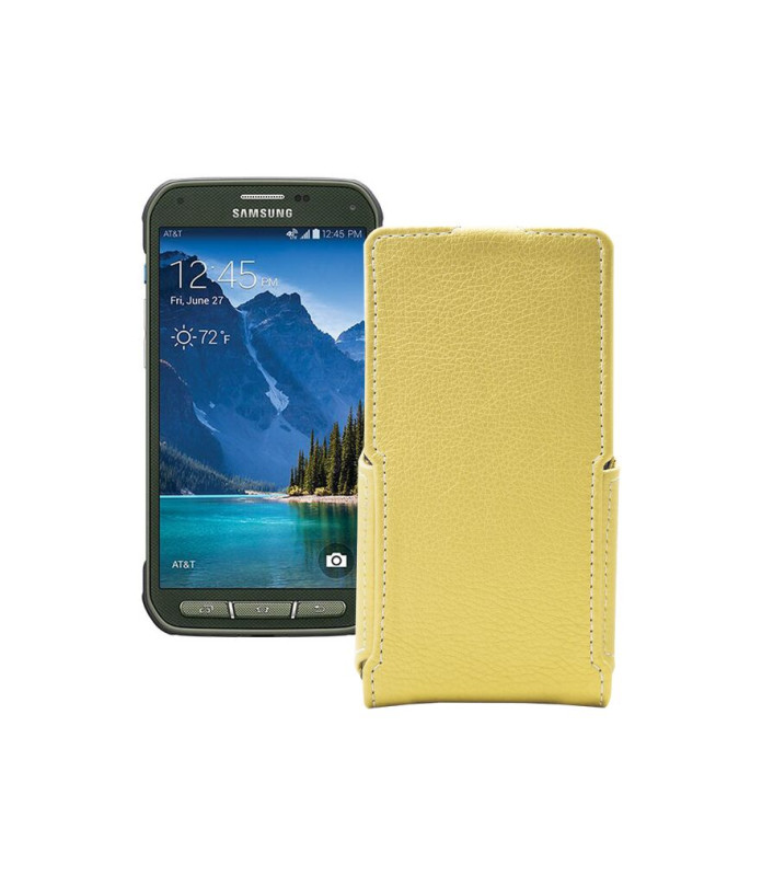 Чохол-флип з екошкіри для телефону Samsung Galaxy S5 Active (G870)