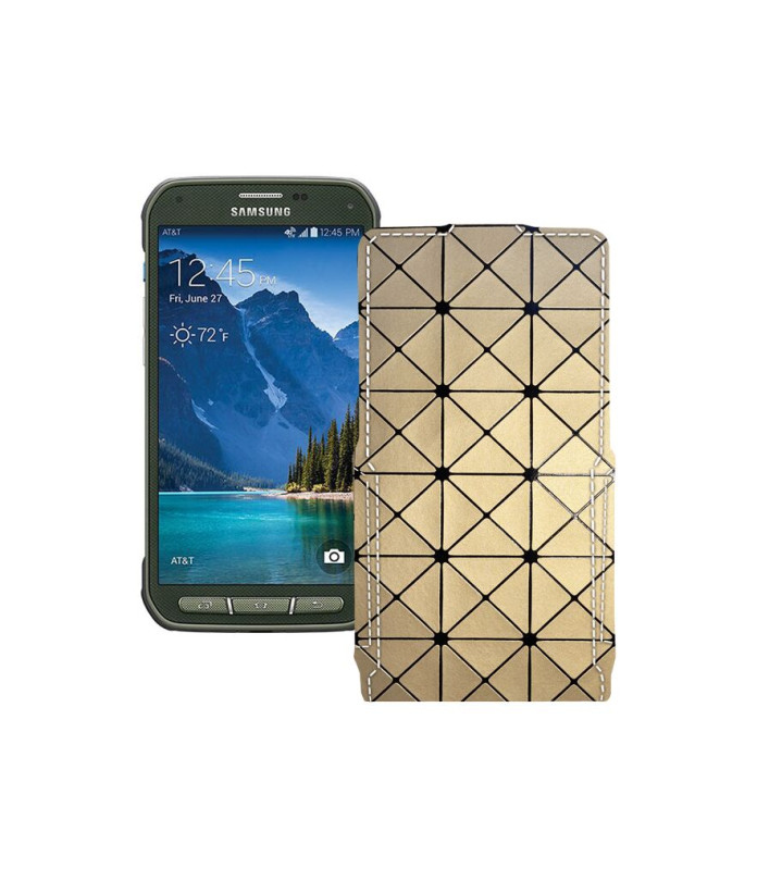 Чохол-флип з екошкіри для телефону Samsung Galaxy S5 Active (G870)