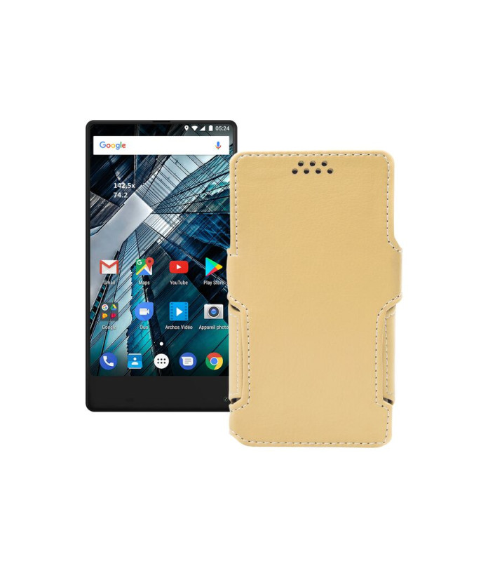 Чохол-книжка з екошкіри для телефону Archos Sense 55s