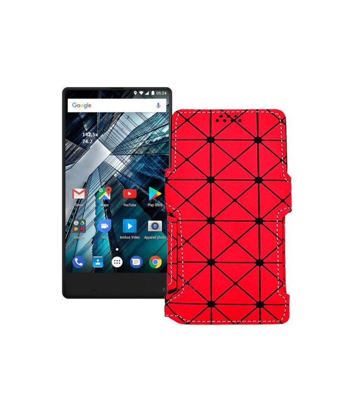 Чохол-книжка з екошкіри для телефону Archos Sense 55s