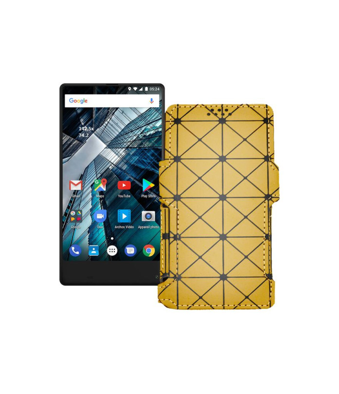 Чохол-книжка з екошкіри для телефону Archos Sense 55s