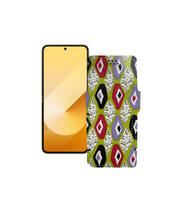 Чохол-книжка з екошкіри для телефону Samsung Galaxy Z Flip 6 (SM-F741)