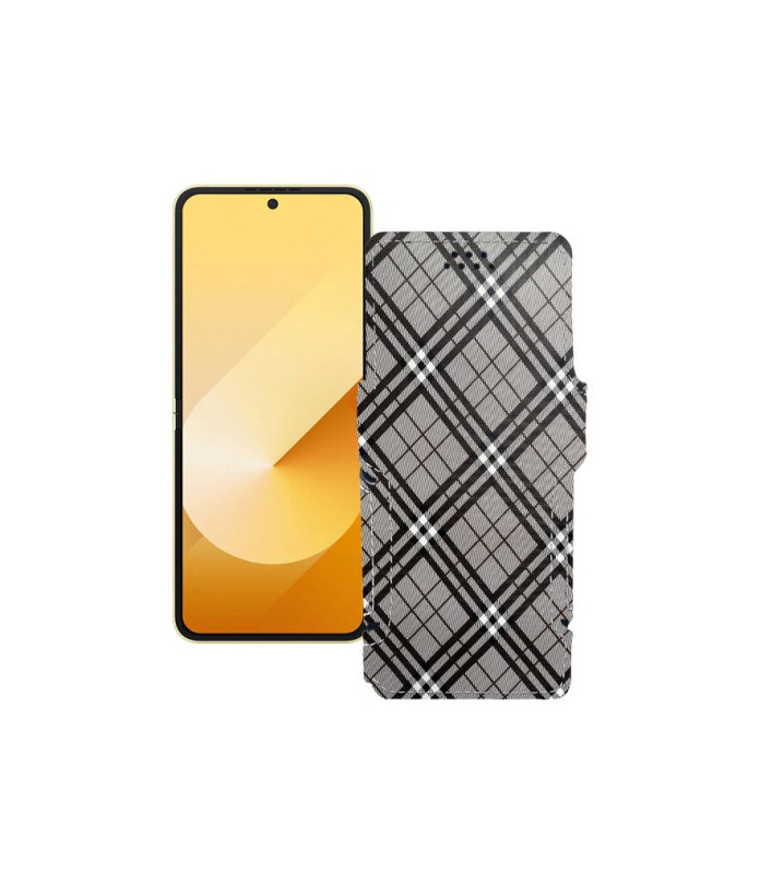 Чохол-книжка з екошкіри для телефону Samsung Galaxy Z Flip 6 (SM-F741)