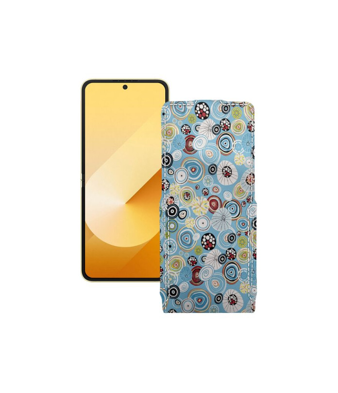 Чохол-флип з екошкіри для телефону Samsung Galaxy Z Flip 6 (SM-F741)