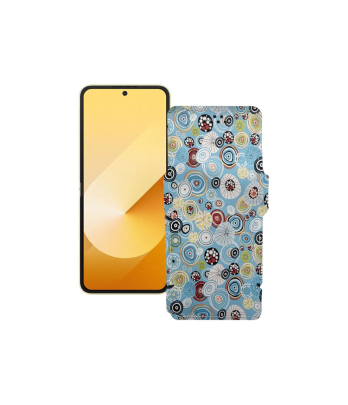 Чохол-книжка з екошкіри для телефону Samsung Galaxy Z Flip 6 (SM-F741)