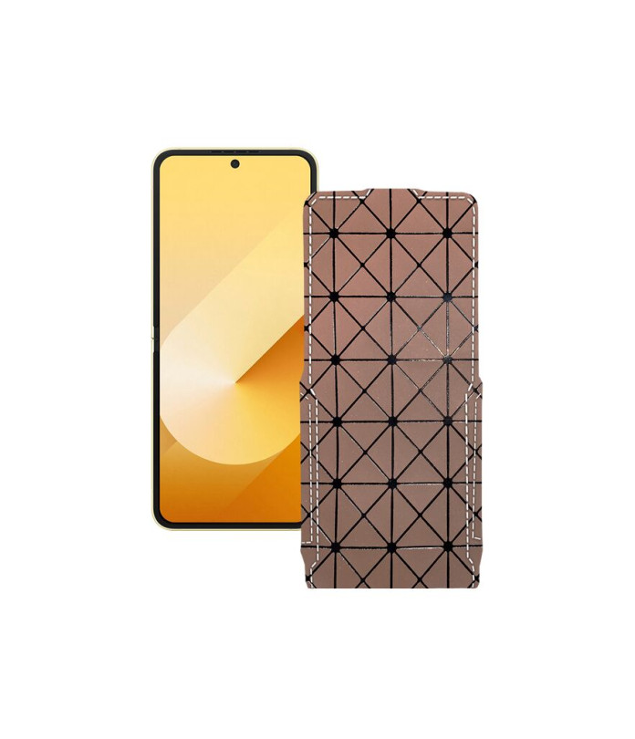 Чохол-флип з екошкіри для телефону Samsung Galaxy Z Flip 6 (SM-F741)