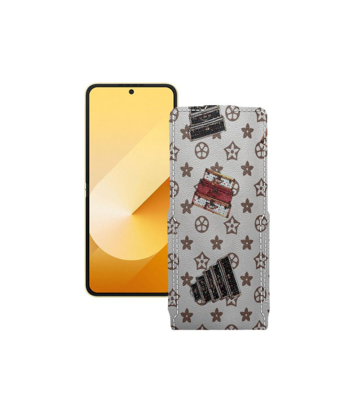 Чохол-флип з екошкіри для телефону Samsung Galaxy Z Flip 6 (SM-F741)